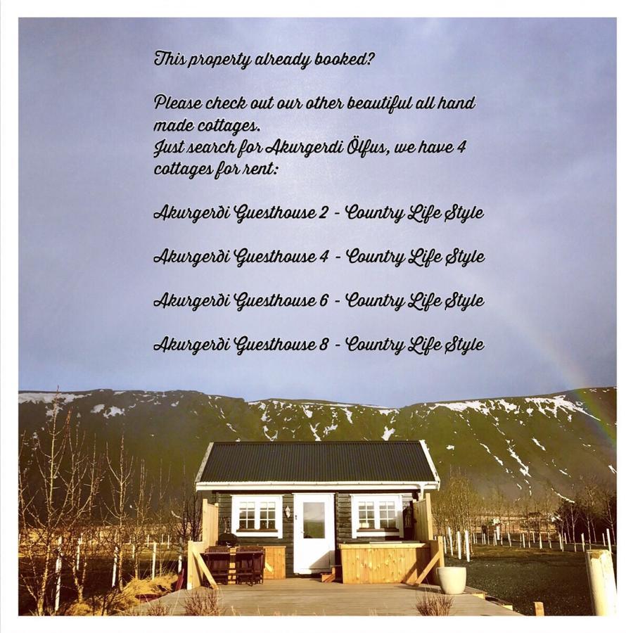 Akurgerthi Guesthouse 4 - Country Life Style Olfus Екстер'єр фото